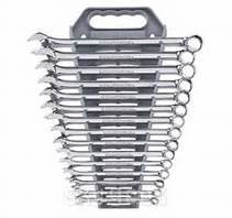 15-Pc. Long Pattern Combination Non-Ratcheting Wrench Set Metric