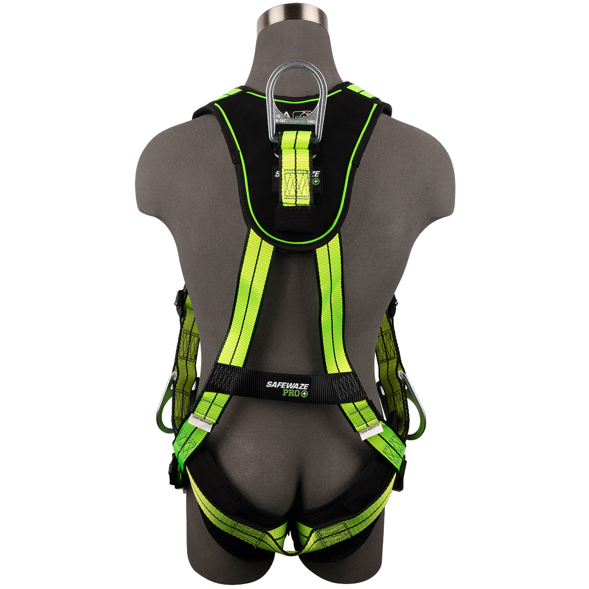 SafeWaze PRO+ Full Body Harness: 3D, QC Chest, TB Legs  (S/M)