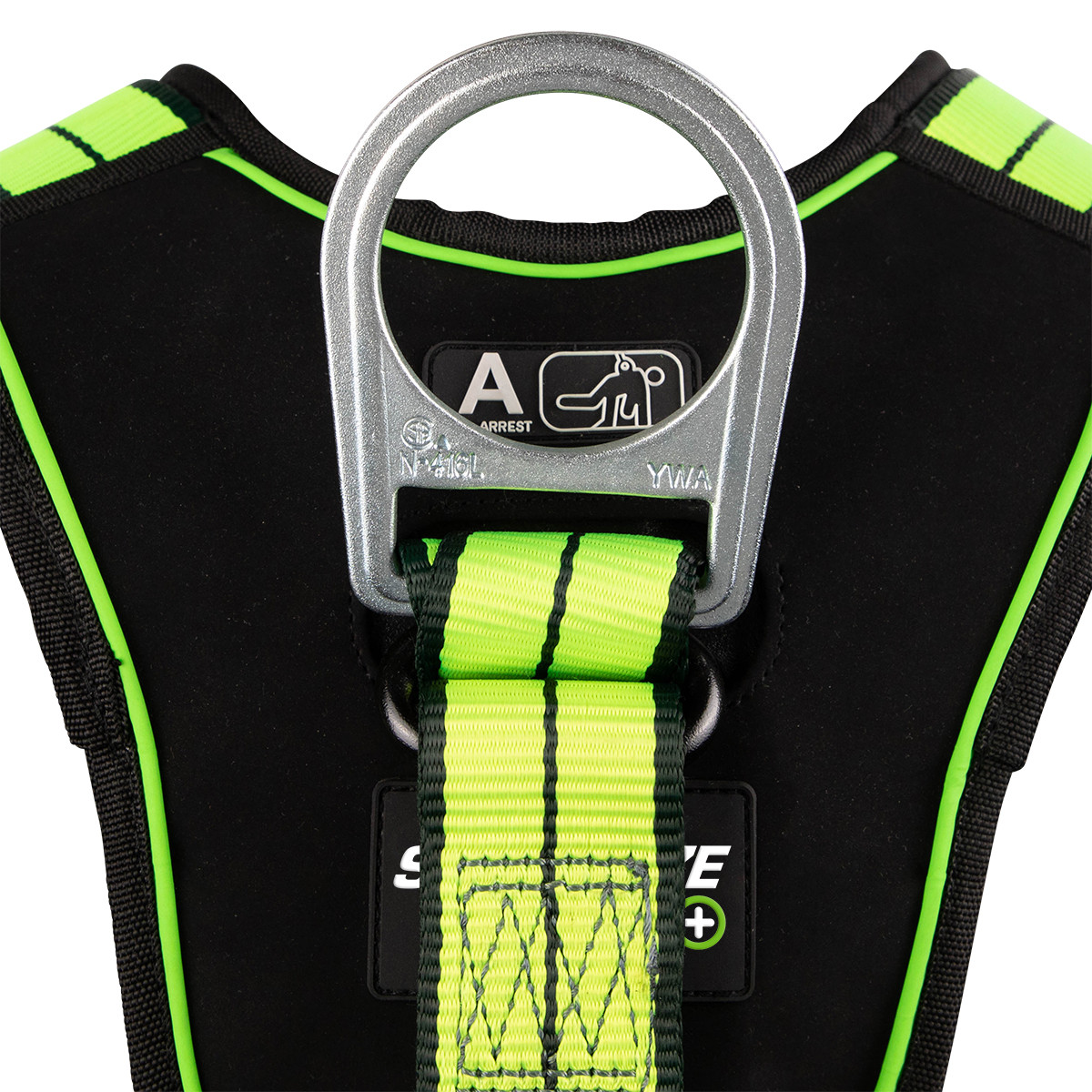 SafeWaze PRO+ Full Body Harness: 3D, QC Chest, TB Legs  (S/M)