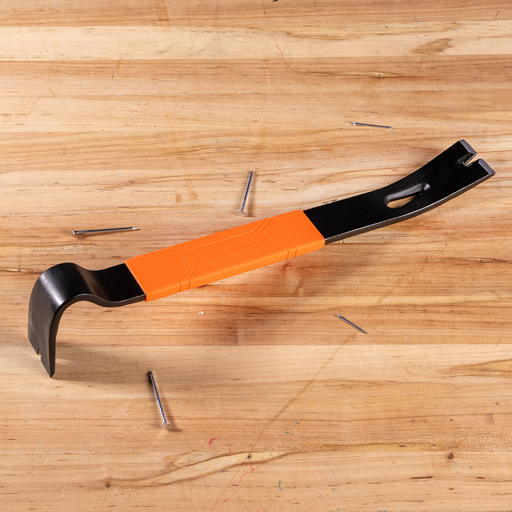 Heavy Duty Pry Bar Crowbar, 15-Inch