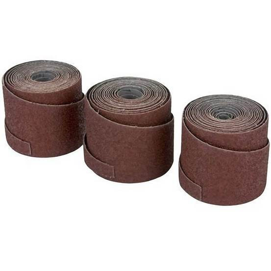 25" Sandpaper 120 Grit, 3-Wraps in Box