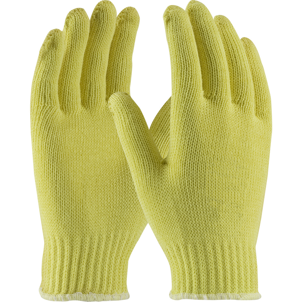 Kut Gard® 07-K300 Medium Weight Cut Resistant Gloves, Size L, Yellow, ANSI A3