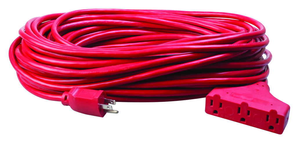 Southwire 100ft SJTW 14/3 Three-Way Power Block (Red) 6/BX