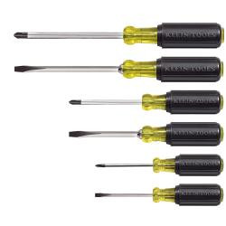 Klein 6 Piece Cushion-Grip Screwdriver Set
