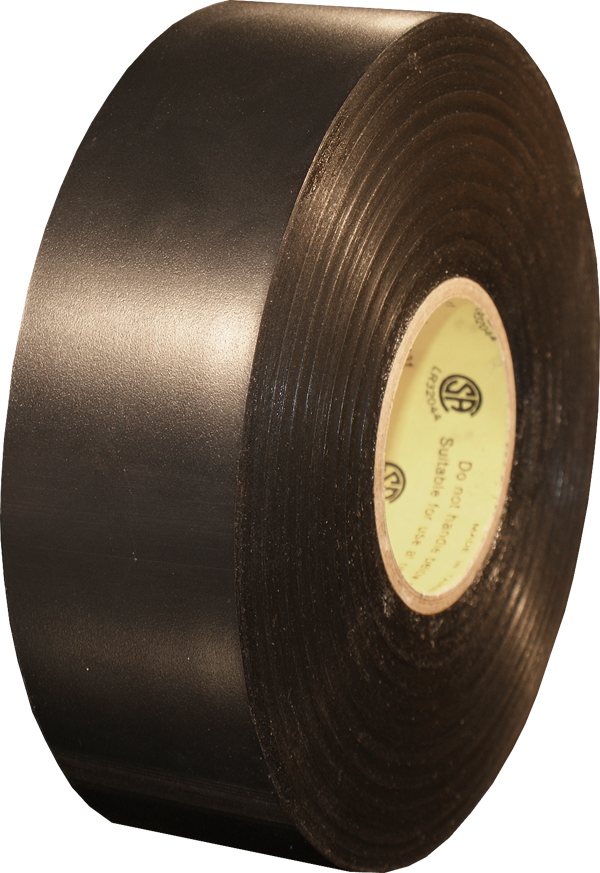 Electro-Tape 1"     (25mm)     x  108 ft 10mil Heavy Duty Vinyl Electrical Tape Black 48/CS