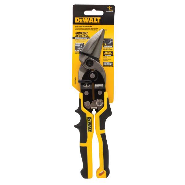 DEWALT Offset Center Cut Aviation Snip
