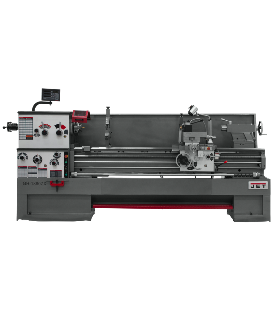 GH-1880ZX Lathe With Newall DP700 DRO With Collet Closer