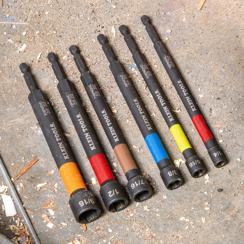 7/16-Inch Magnetic Color-Coded Power Nut Setter