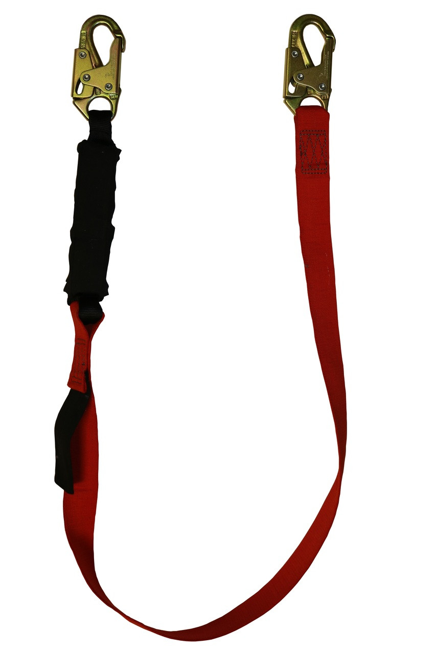 SafeWaze Welding 6' Energy Absorbing Lanyard: Snap Hooks