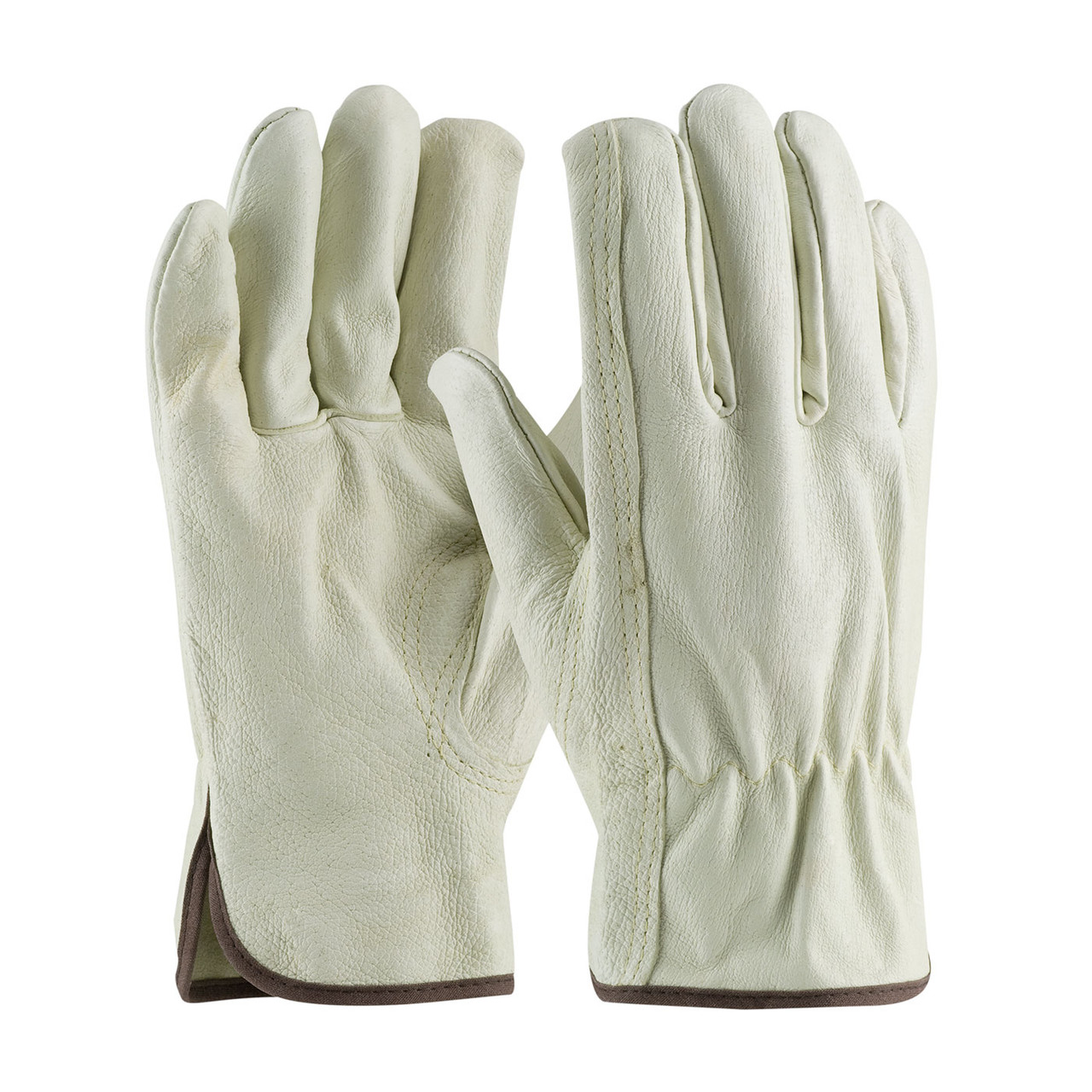 PIP® 70-368  Leather Drivers, Size L, Natural