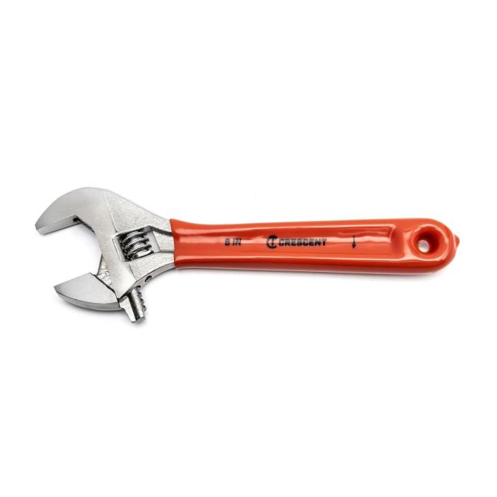 3 Pc. 6, 8, 10" Chrome Cushion Grip Adjustable Wrench Set, Second Generation