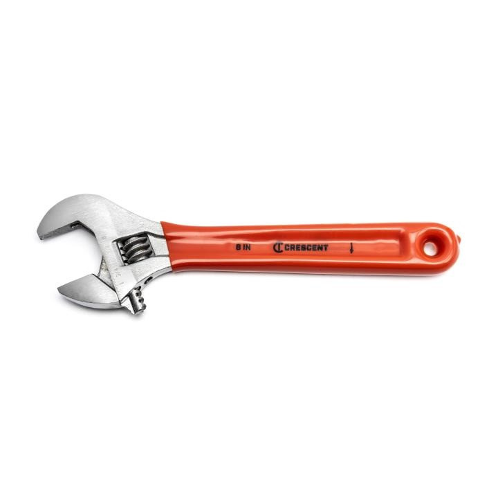 3 Pc. 6, 8, 10" Chrome Cushion Grip Adjustable Wrench Set, Second Generation