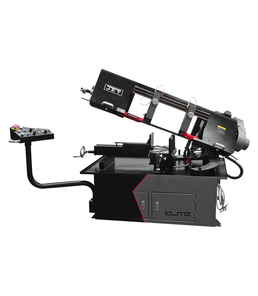 EHB-1018VM, 10 x 18 Semi-Auto Variable Speed Dual Mitering Saw