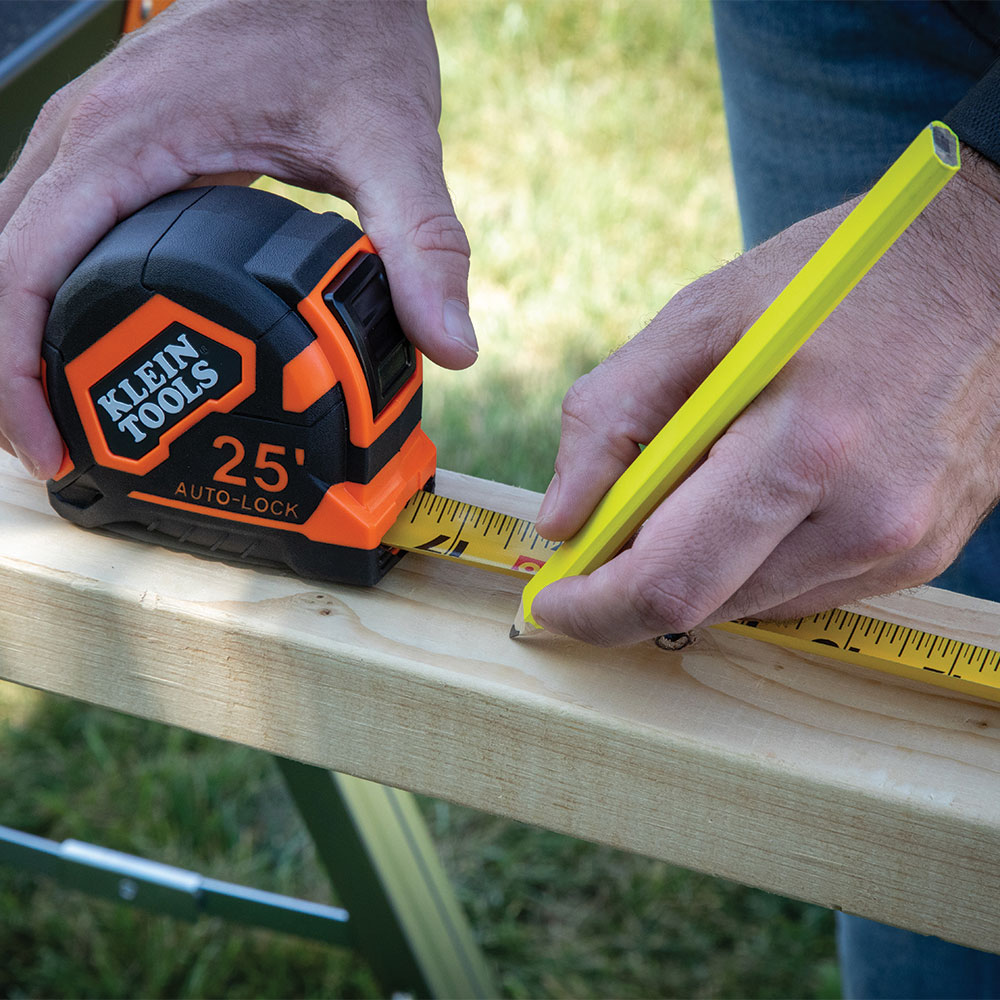 Tape Measure, 25-Foot Single-Hook Auto-Lock