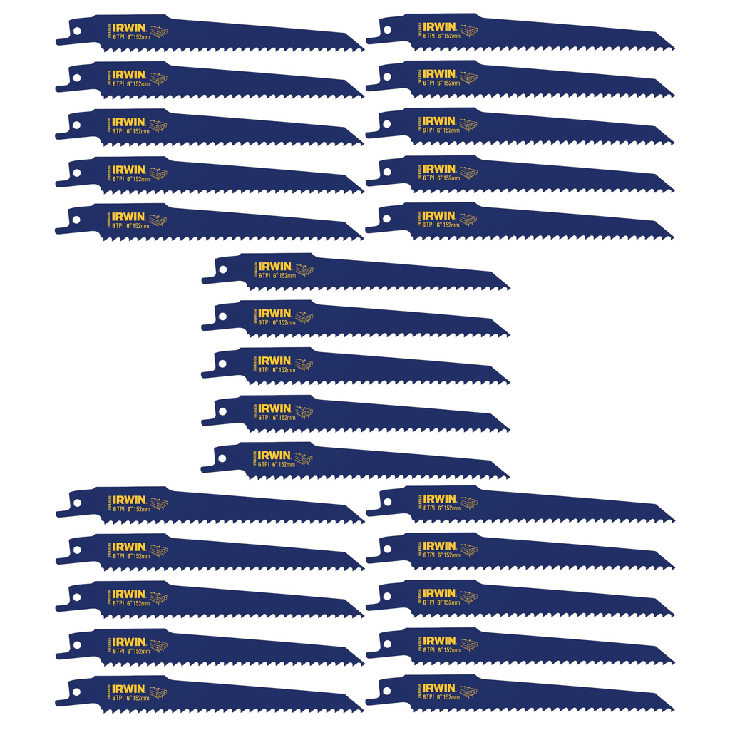 IRWIN RECIP 6" 6TPI 25PK