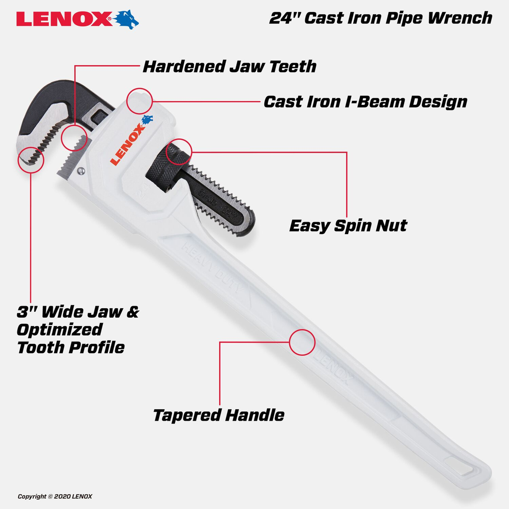 CAST IRON PIPE WRENCH 24