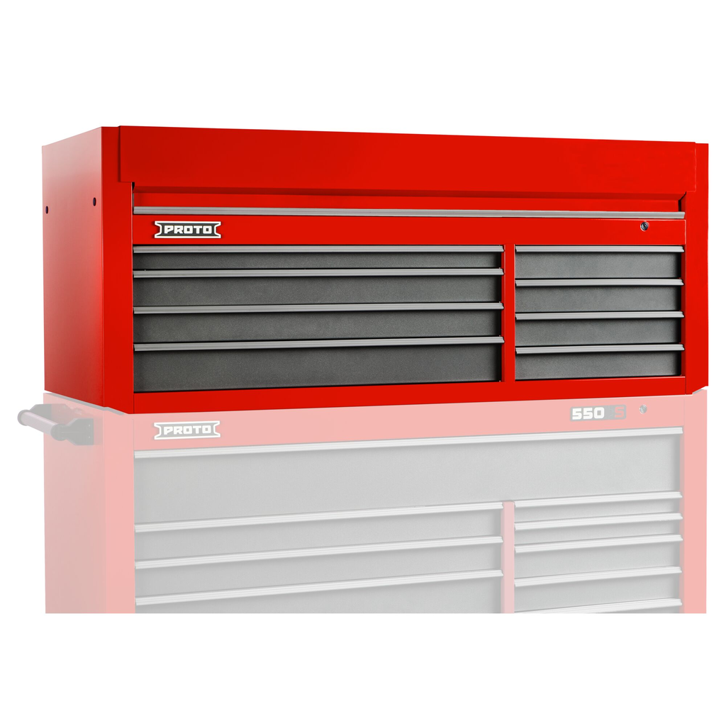 PROTO Top Chest 66 In 8 Dwr Red/Grey