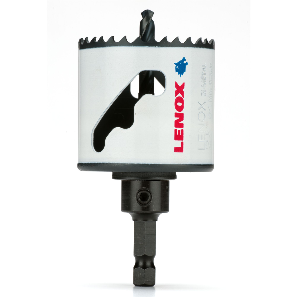 LENOX Tools Hole Saw, Bi-Metal, Speed Slot, Arbored, 2-1/8-Inch