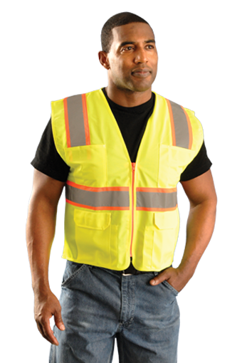 Occunomix Classic Mesh Two-Tone Surveyor Vest 1/EA