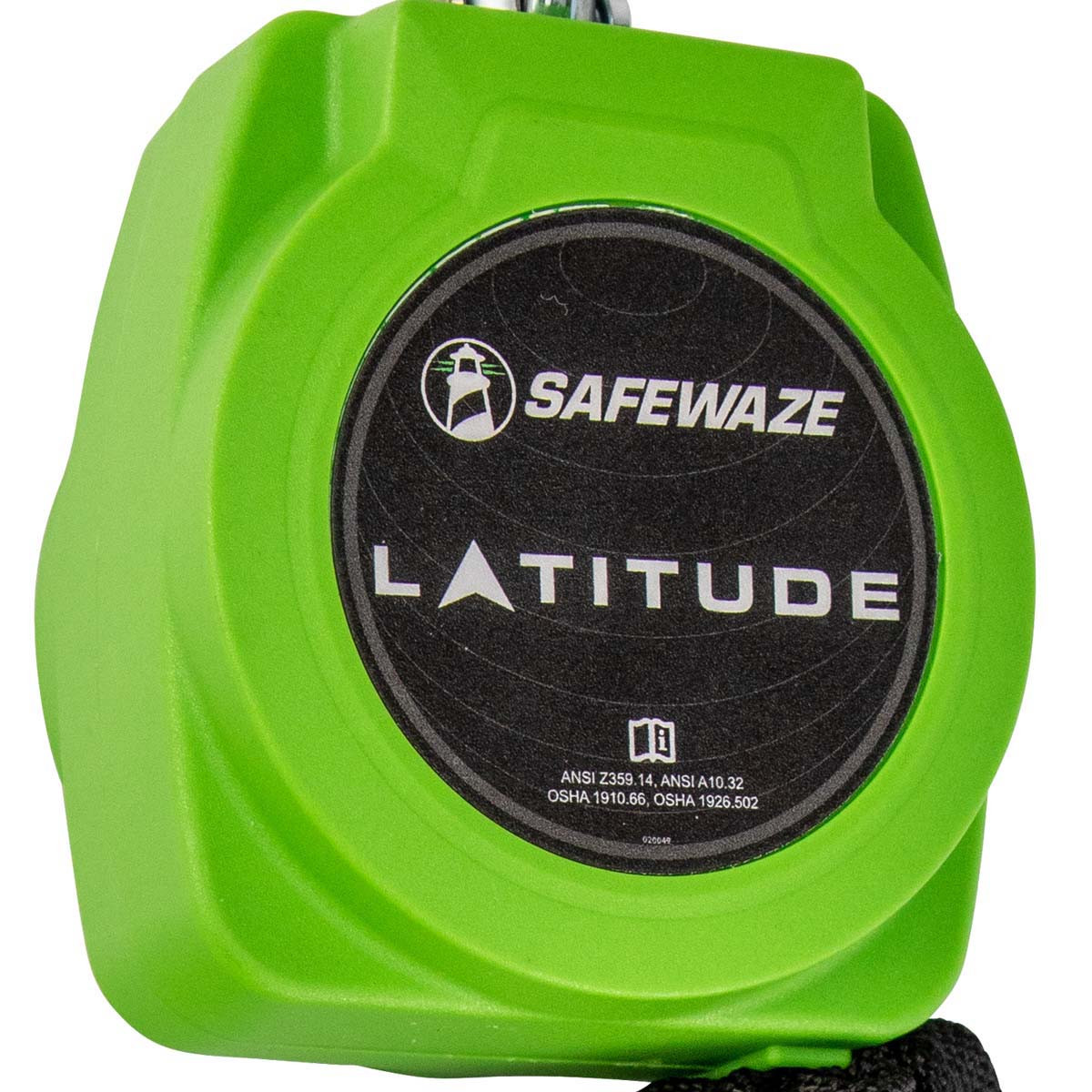 SafeWaze Latitude 6' Single Web SRL: Carabiner, Snap Hook