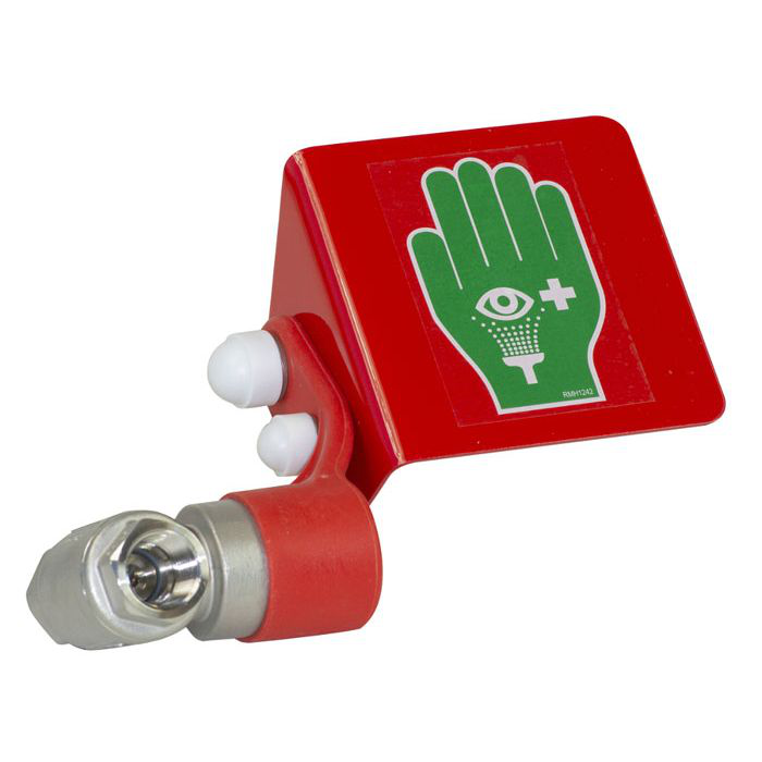 Replacement 1/2" Valve and Push Plate Kit for Hughes Eye/Facewash Stations - EYEBTH-VLVE-KIT