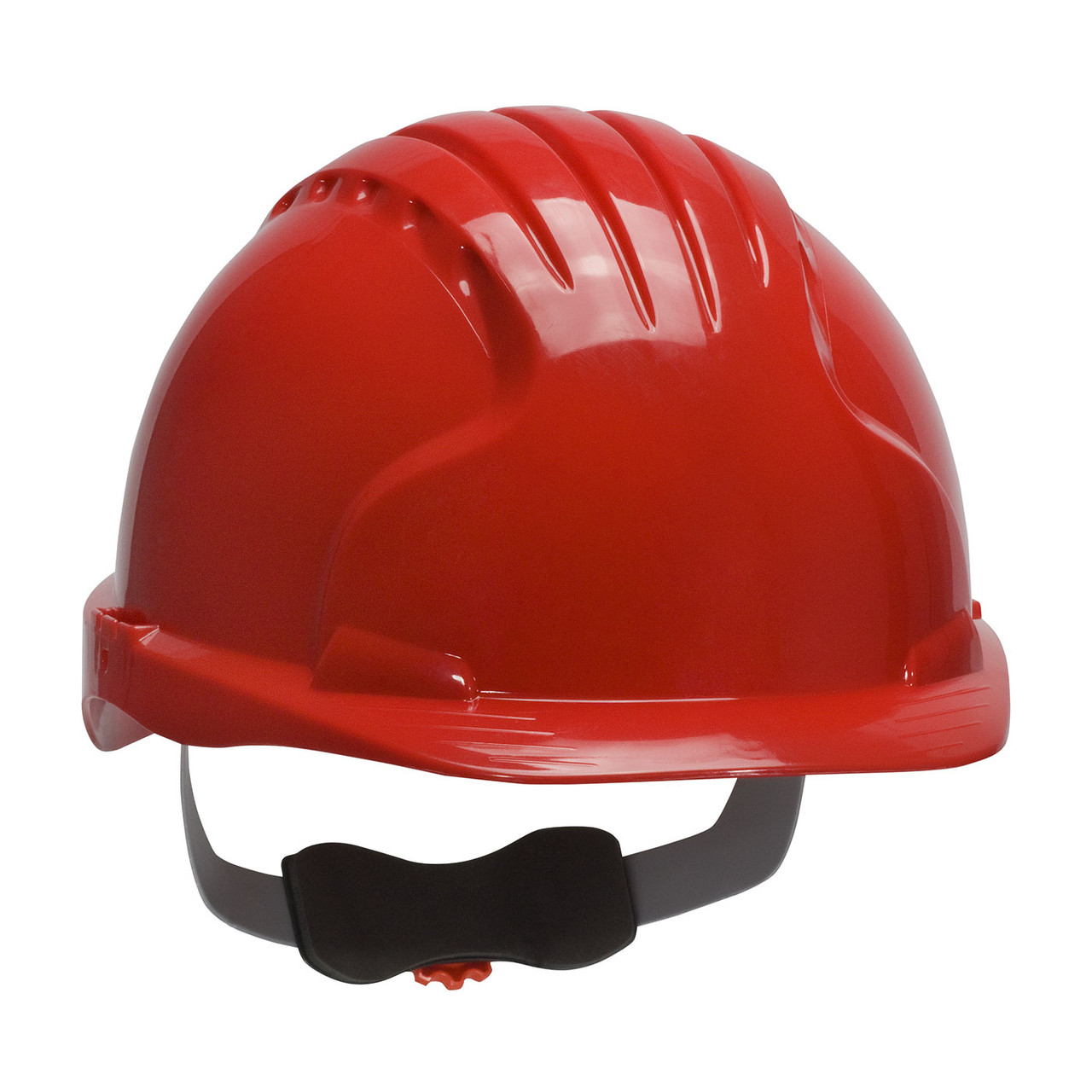 Evolution® Deluxe 6151 280-EV6151  Hard Hats, Size OS, Red