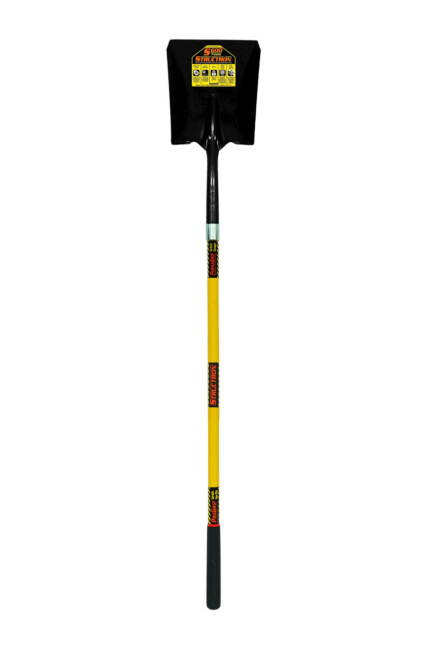 Structron® S600 Power™ Fiberglass 48" Handle Square Point Shovel