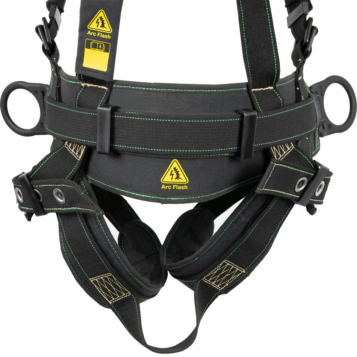 SAFEWAZE Arc Flash Construction Harness: DE 3D, DE QC Chest, TB Legs (XS)