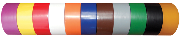 Electro-Tape 4" (100 mm) x 36 yd Solid Color PVC Marking Tape - Green 12/CS