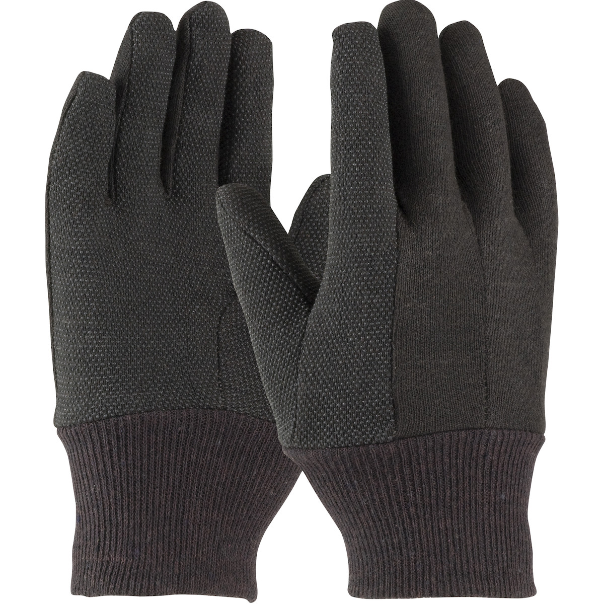 PIP® 95-809PDC Regular Weight Fabric Work Gloves, Size LADIES, Brown