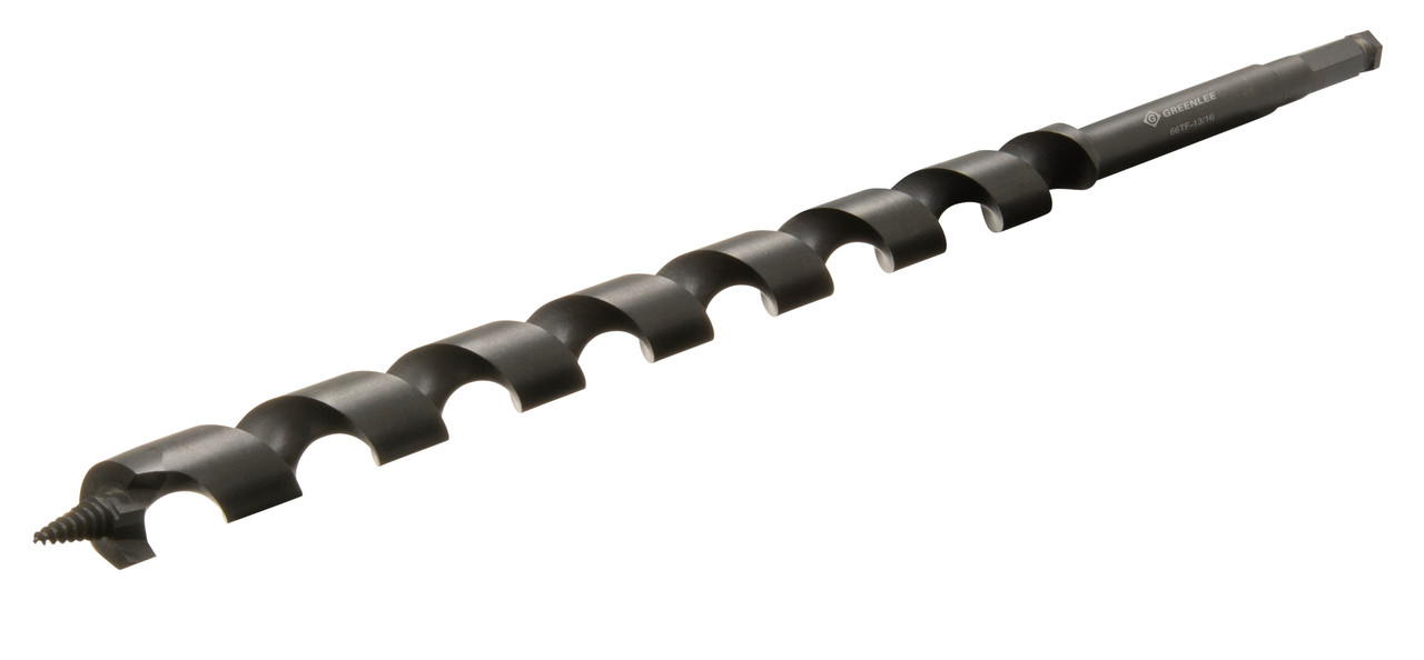 GREENLEE 13/16" x 18" Nail Eater® Extreme Black Utility Auger Bits