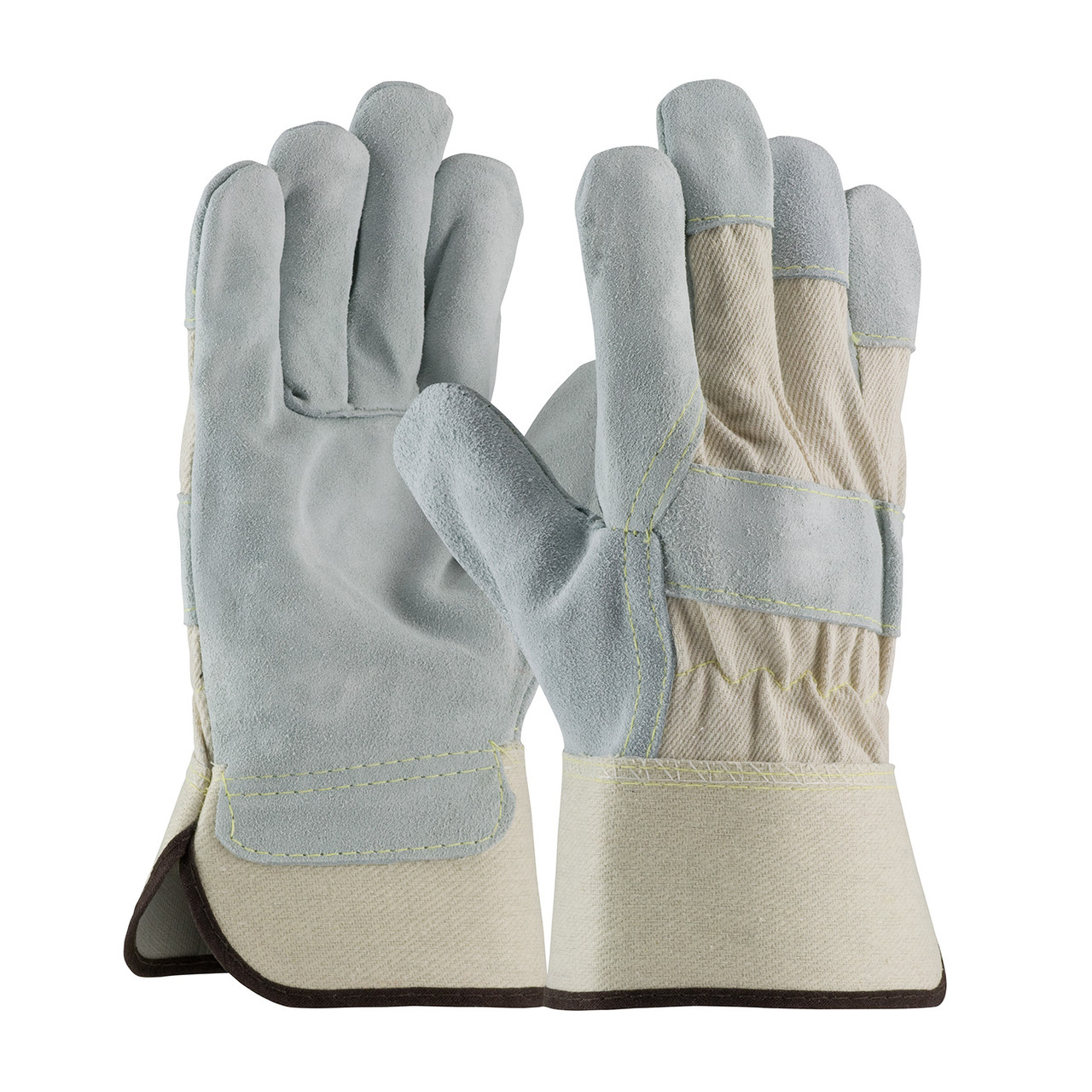 PIP® 80-8800  Leather Palm Gloves, Size M, White