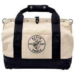 Klein 18" Canvas Tool Bag with Leather Bottom