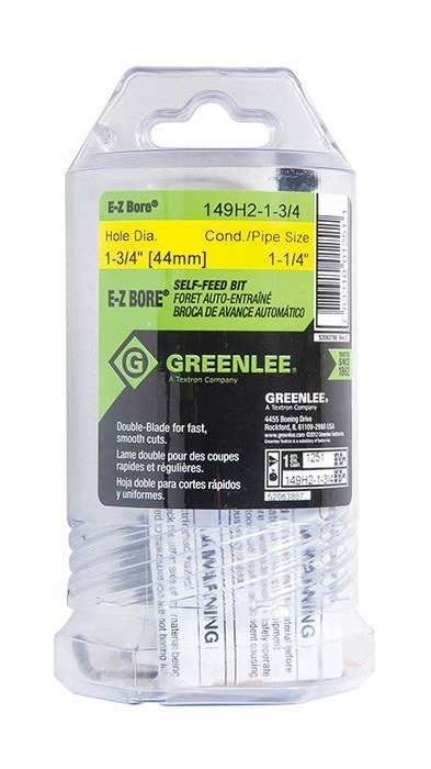 GREENLEE 1-3/4" E-Z Bore® Bit