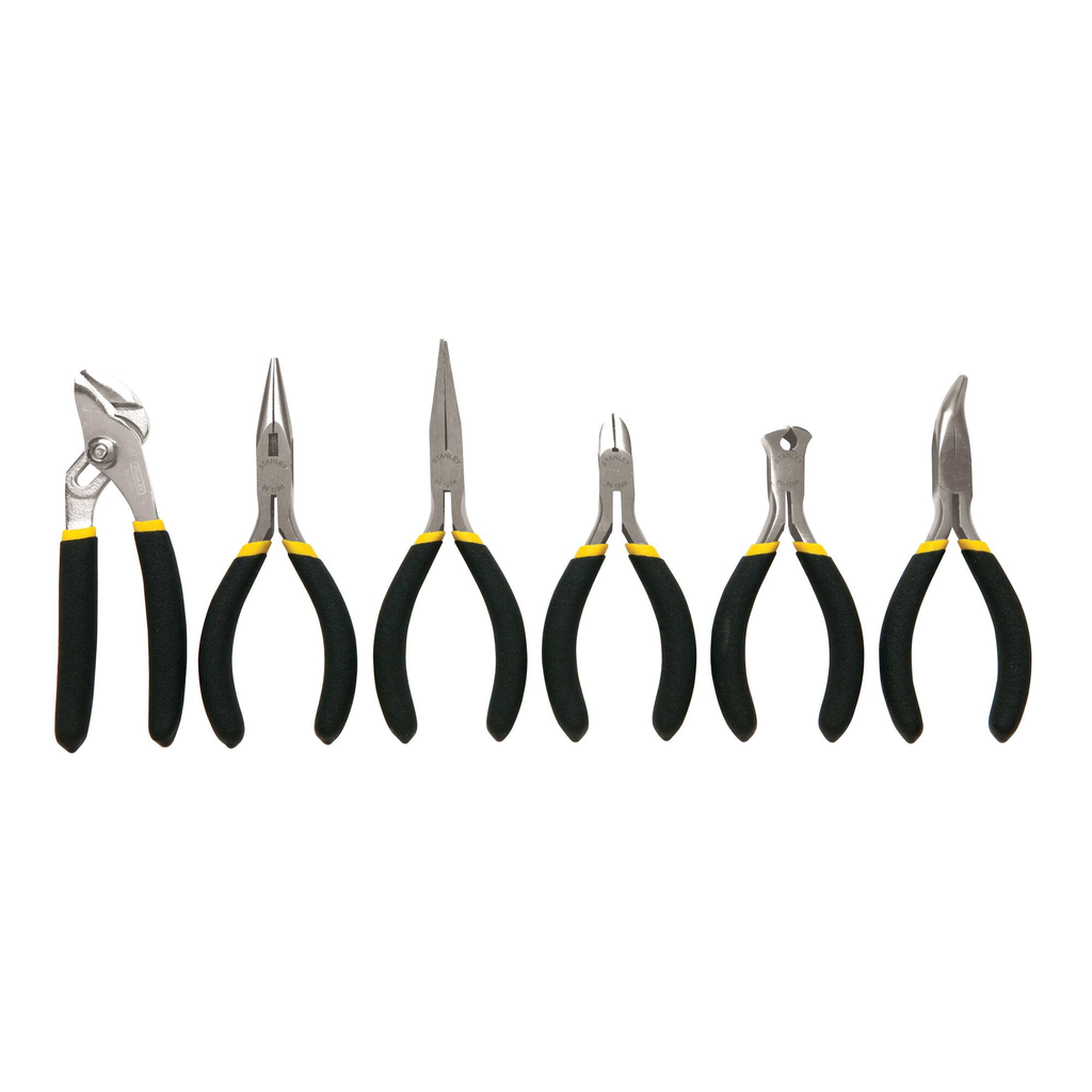 STANLEY® BASIC MINI PLIER SET - 6 PIECE