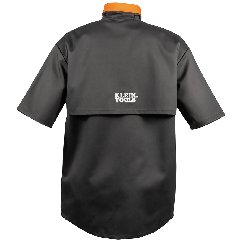 Flame-Resistant Welding Jacket with Removable Welding Sleeves, XL