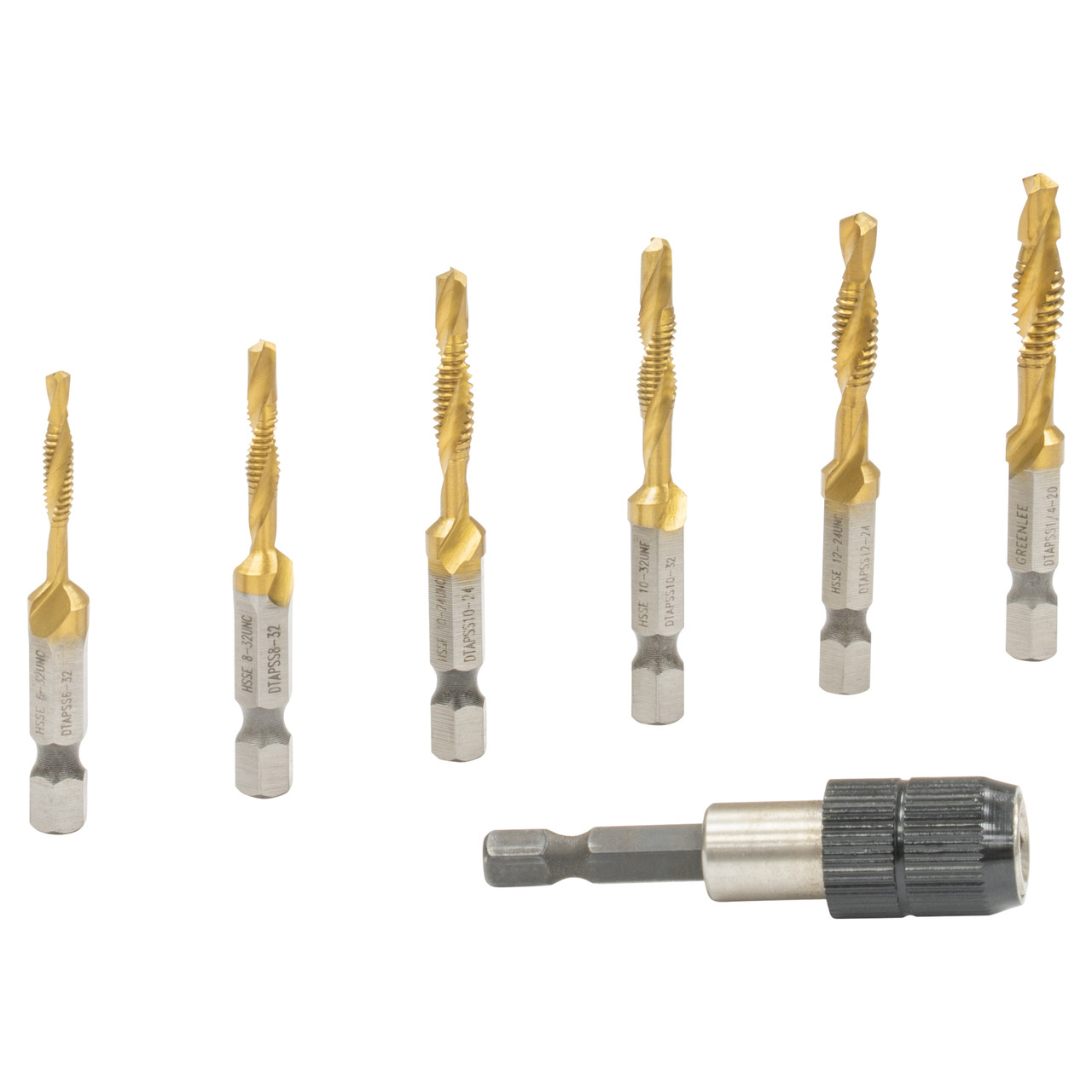 GREENLEE 7-piece Drill/Tap Bit Kit for Stainless Steel (Standard)