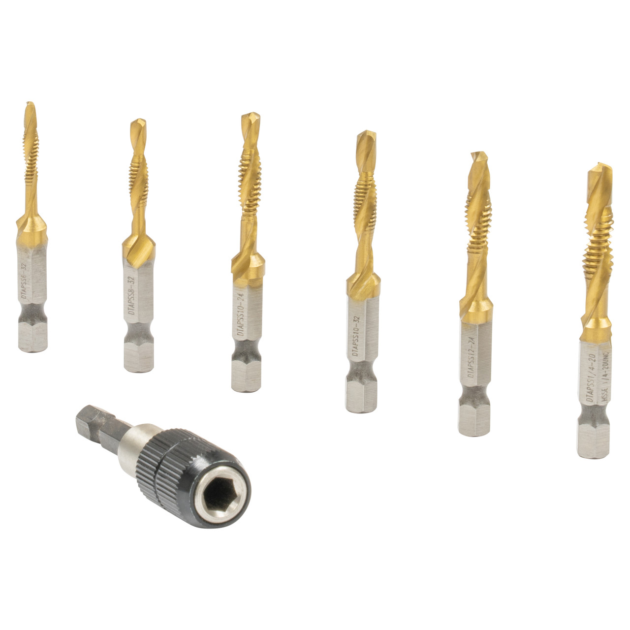 GREENLEE 7-piece Drill/Tap Bit Kit for Stainless Steel (Standard)