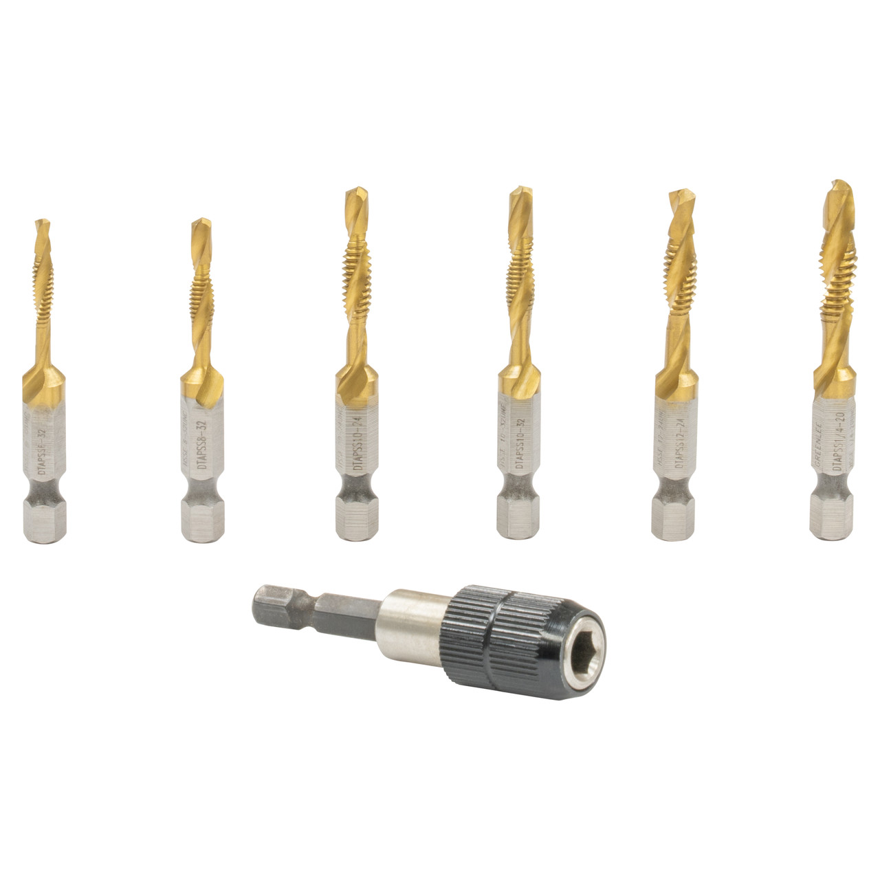 GREENLEE 7-piece Drill/Tap Bit Kit for Stainless Steel (Standard)