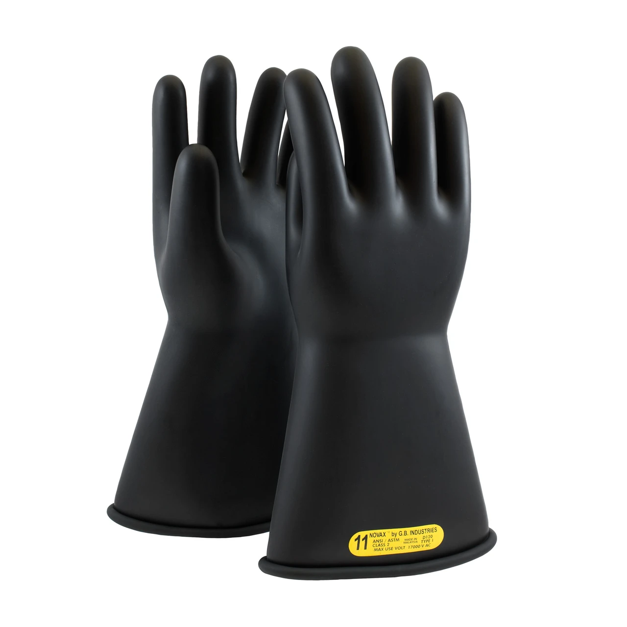 NOVAX® 150-2-14  Insulating Gloves, Size 11, Black