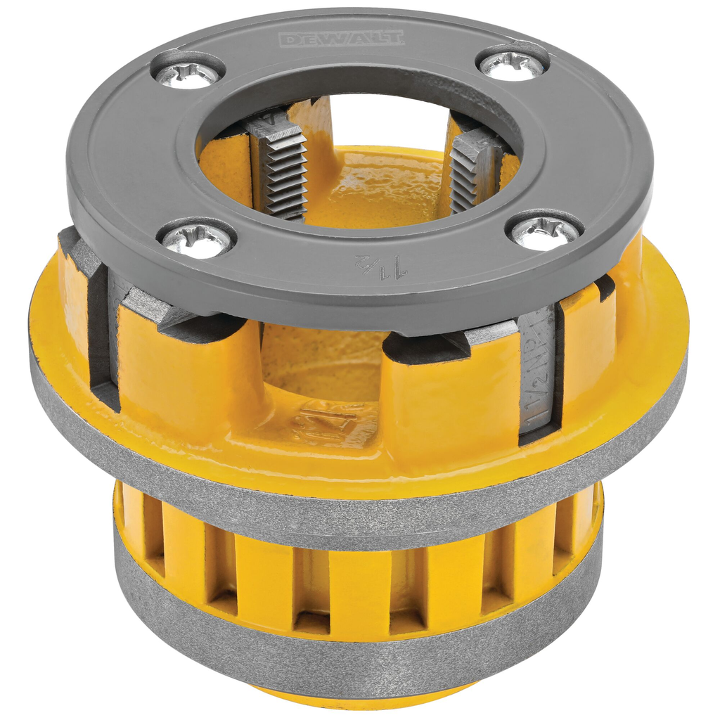 DEWALT Pipe Threading Die Heads w/ Dies 1-1/2 in.