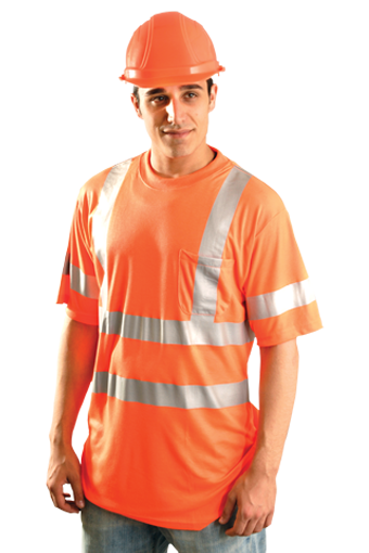 Occunomix Premium Dual Stripe Wicking T-Shirt  1/EA