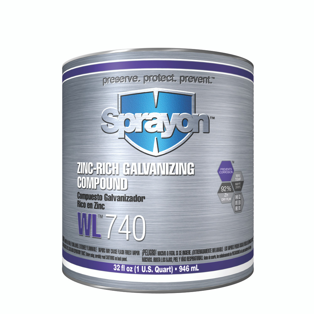 Sprayon® WL740 ZINC-RICH GALVANIZING COMPOUND  14 oz. 12/CS