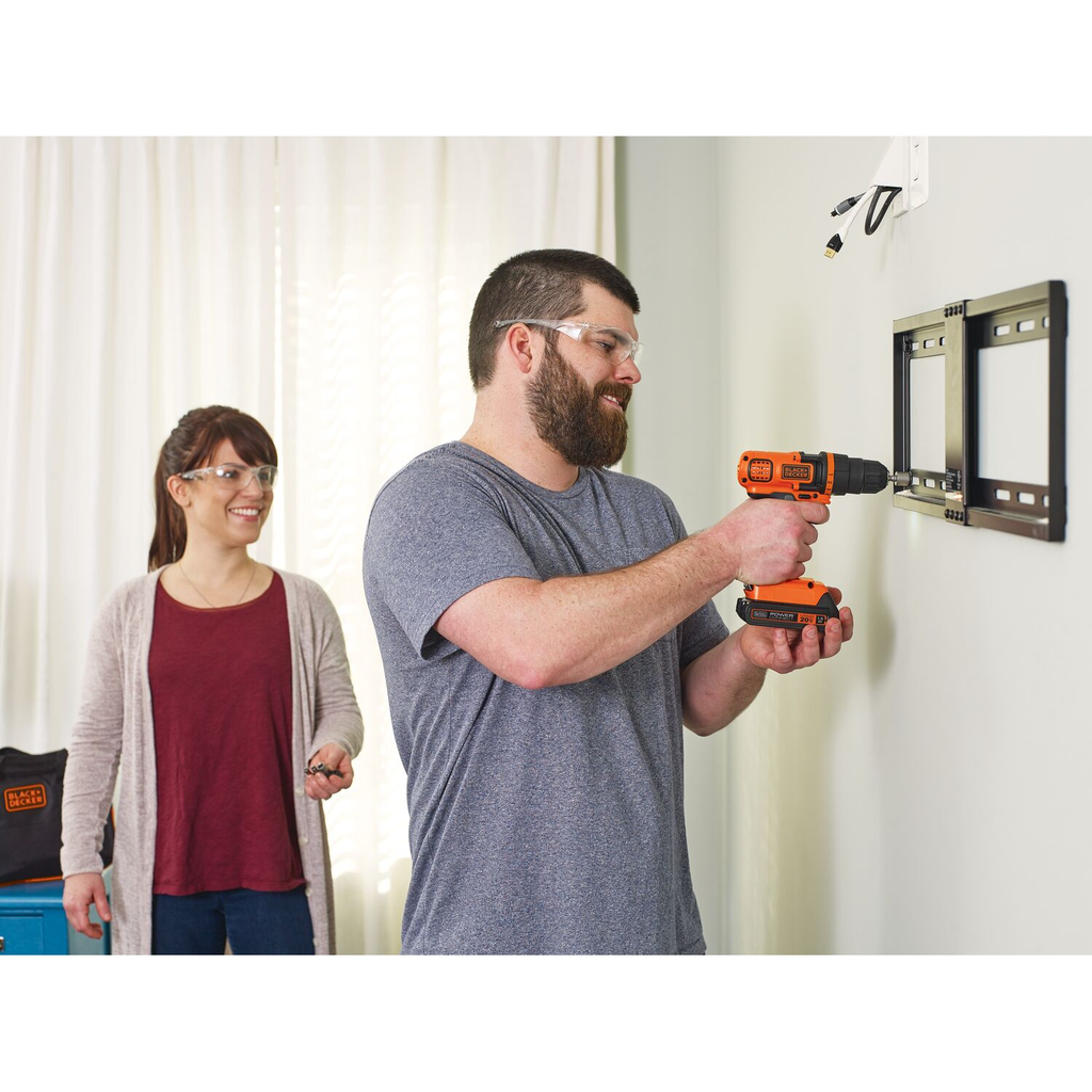 BLACK+DECKER 68pc Project Kit with 20V Lithium Drill/Driver