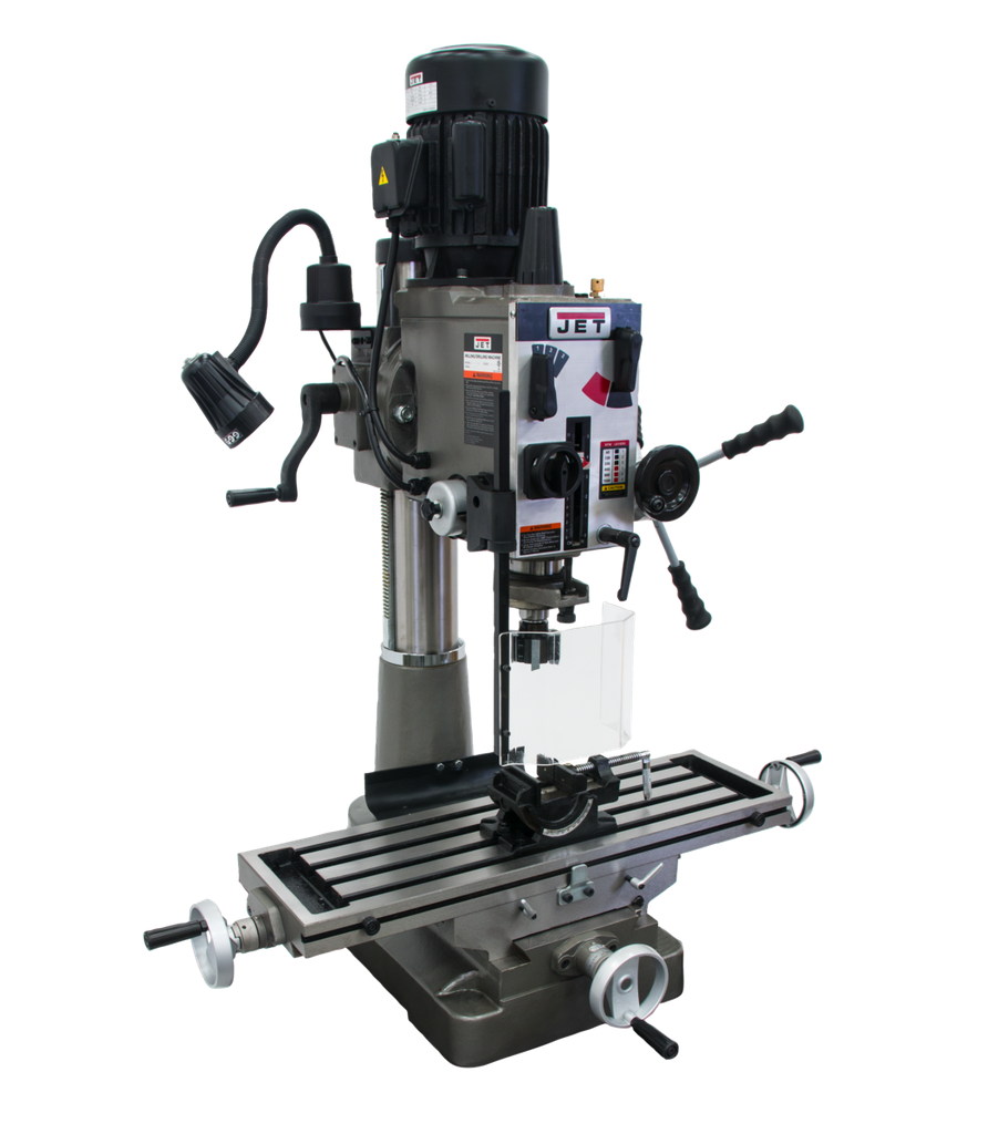 JMD-40GHPF Geared Head Mill/Drill with Power Downfeed & Newall DP500 2-Axis DRO