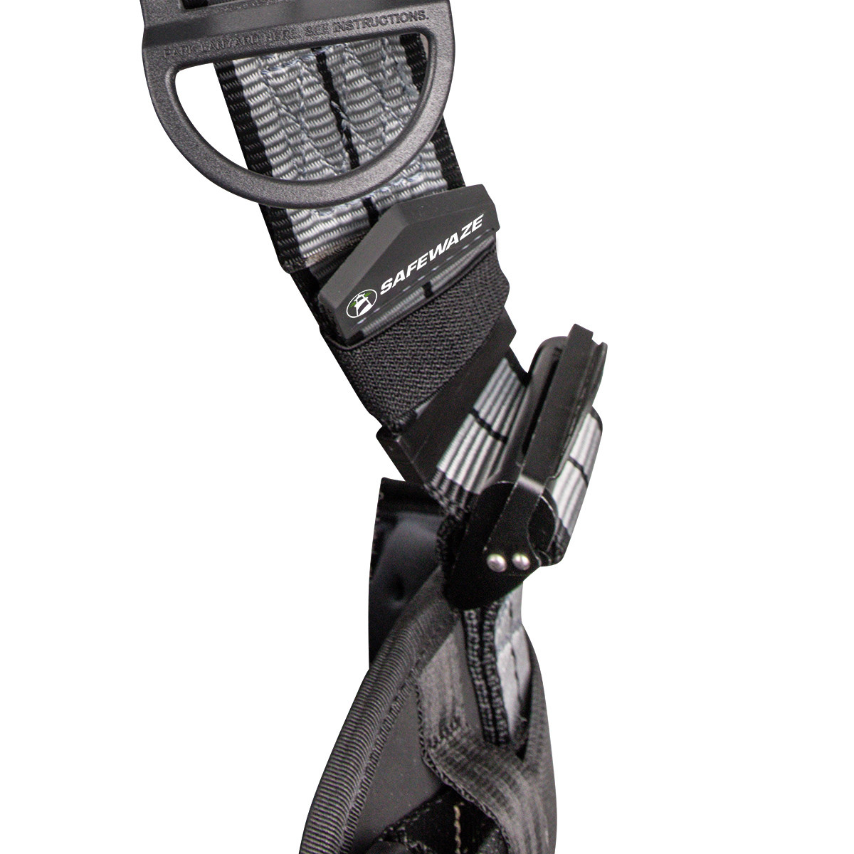SAFEWAZE PRO+ Slate Construction Harness: Alu 3D, Alu QC Chest, Alu FD, TB Legs (XS)