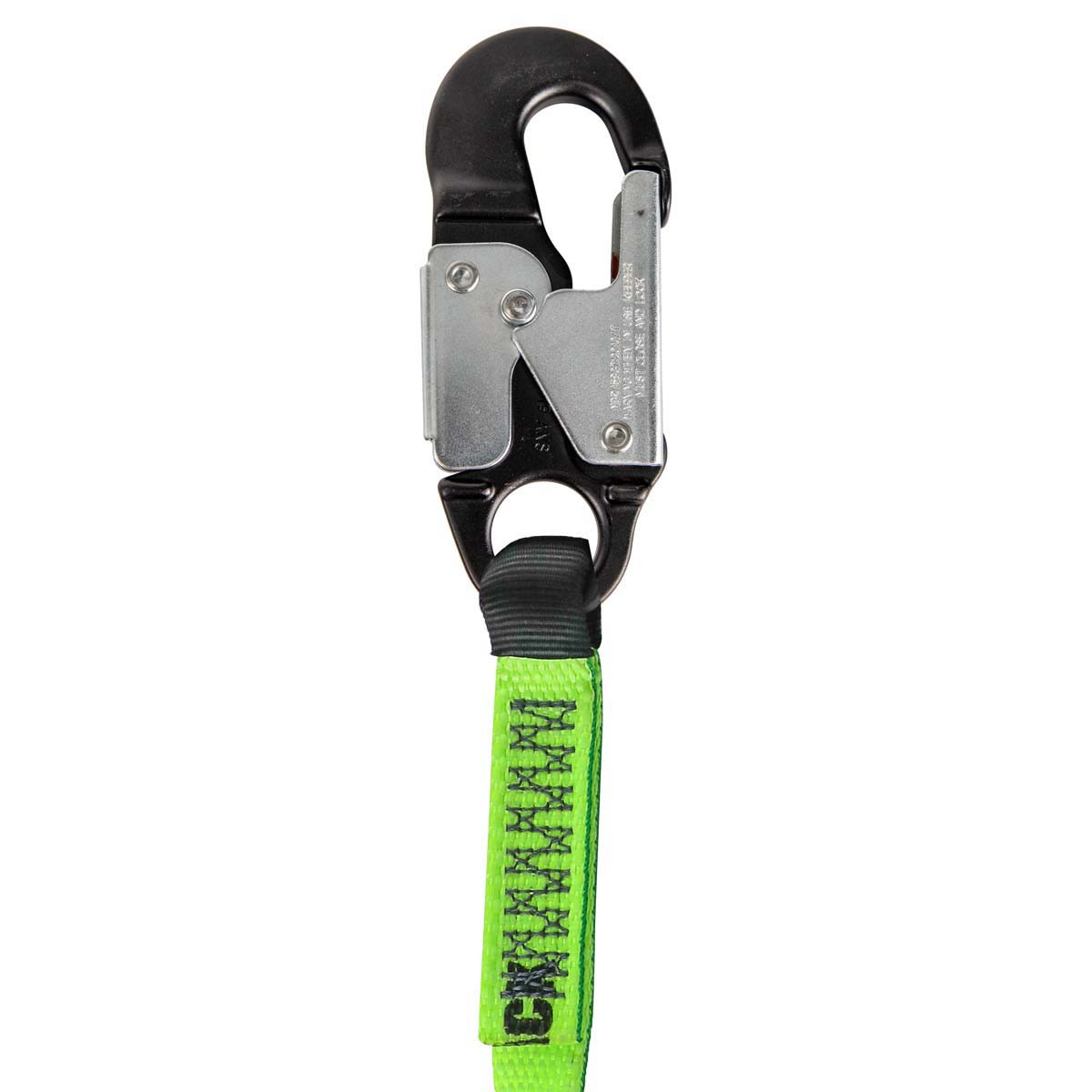 SafeWaze Latitude 6' Tie-Back Single Web SRL: 9013, 37" SL Tie-Back, Alu Snap