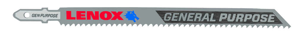 LENOX T-Shank General Purpose Jig Saw Blade, 5 1/4" X 3/8" 10 TPi, 3 Pack