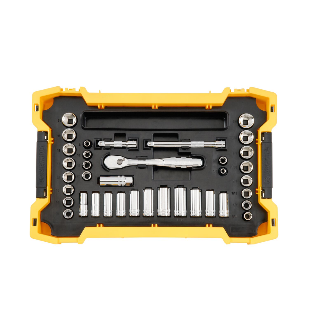 3/8 & 1/2IN DR 85PC MTS + TS TRAYS & LID