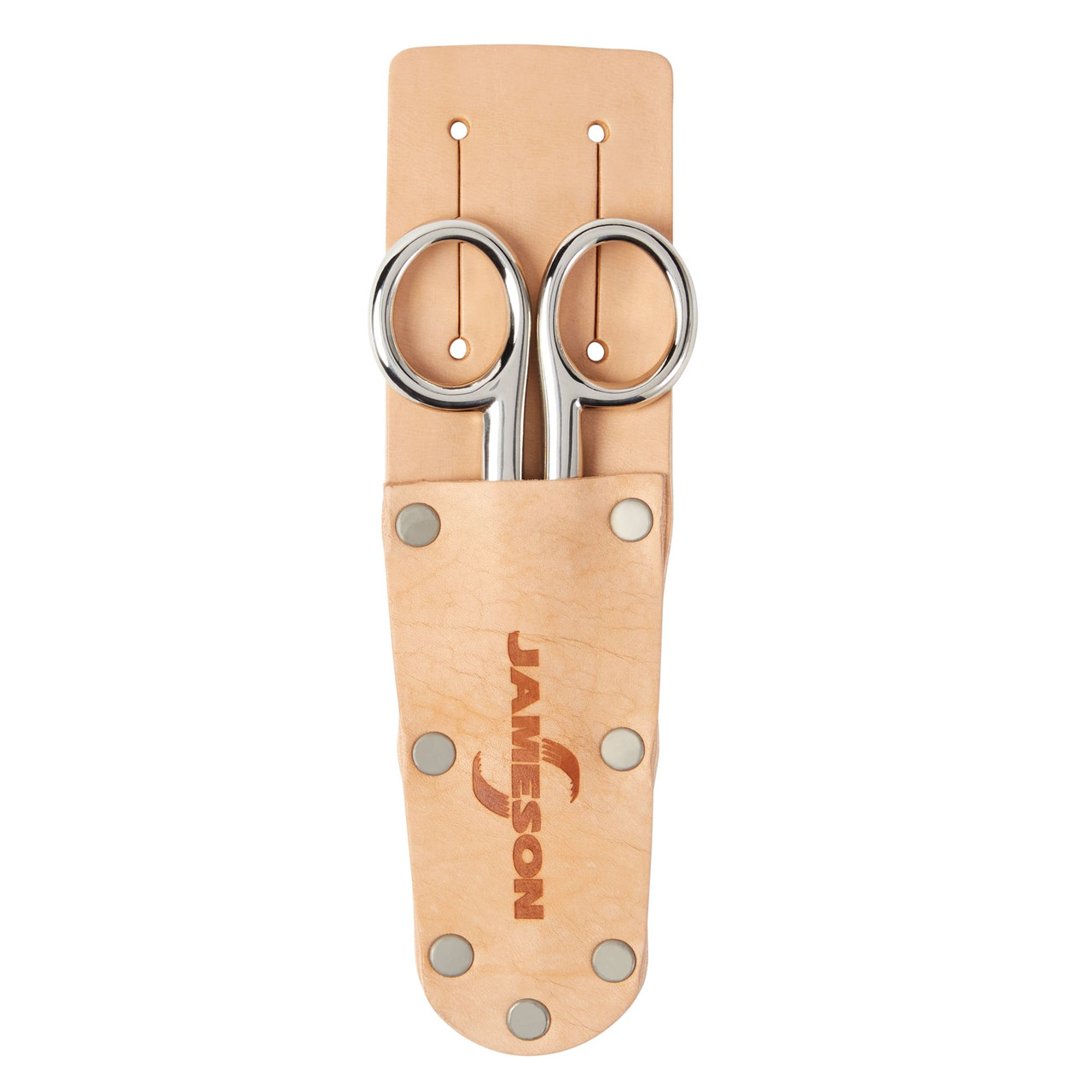 Jameson Electrician Splicer Scissors & Slotted Leather Pouch